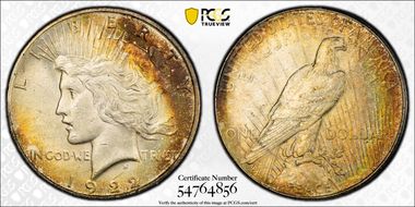 1922 $1 MS61