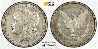 1893 $1 AU50