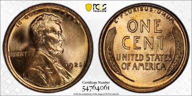 1925 1C MS67+ RD