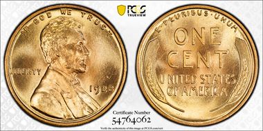 1928 1C MS67+ RD