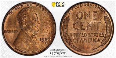 1926-S 1C MS64RD