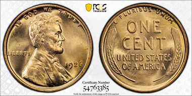 1926 1C MS66+ RD
