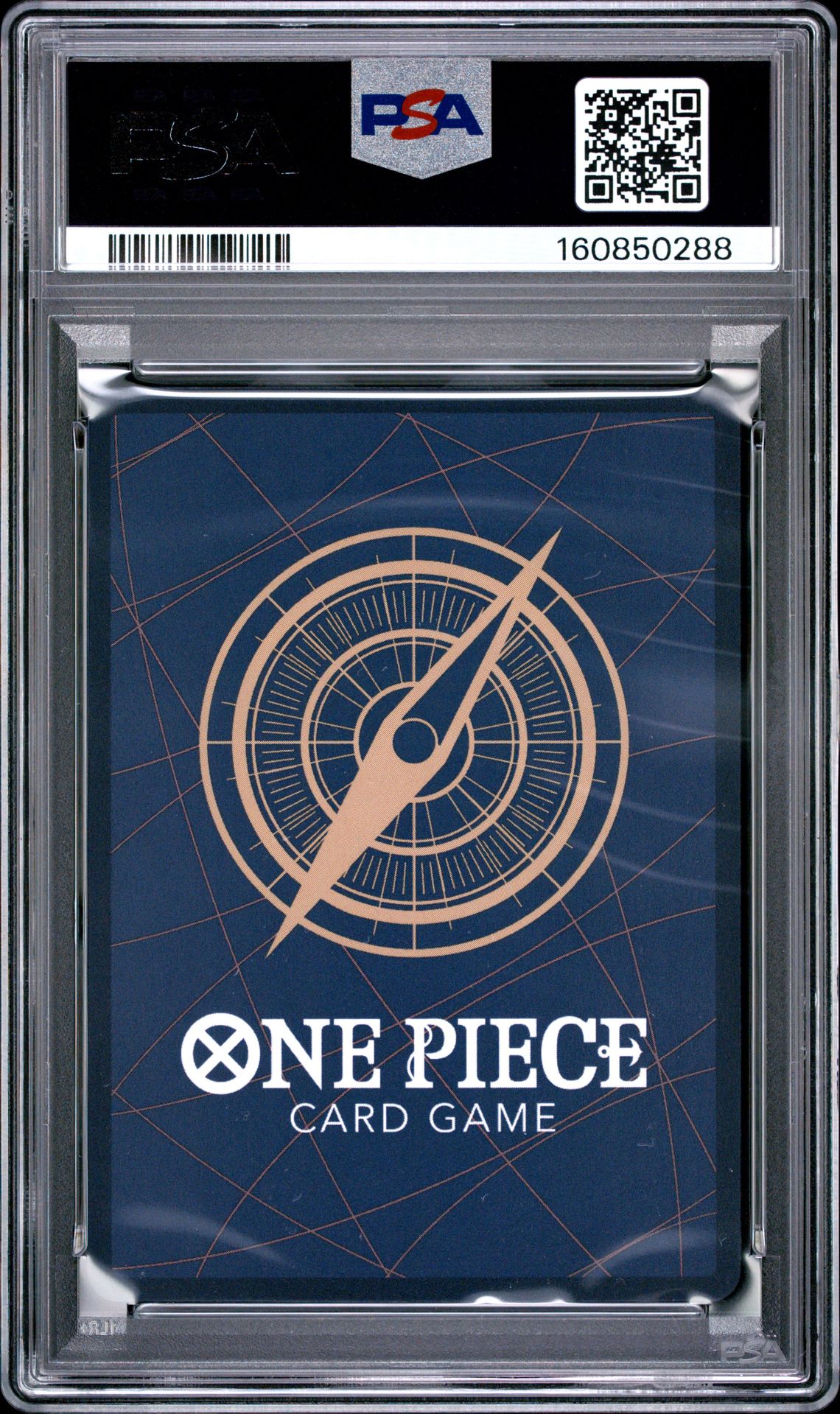 2026 One Piece Op15-Eb04-Adventure On Kami's Island Monkey D. Luffy #005 (Special Alternate Art) Gem Mt 10 back view - PSA certificate #160850288