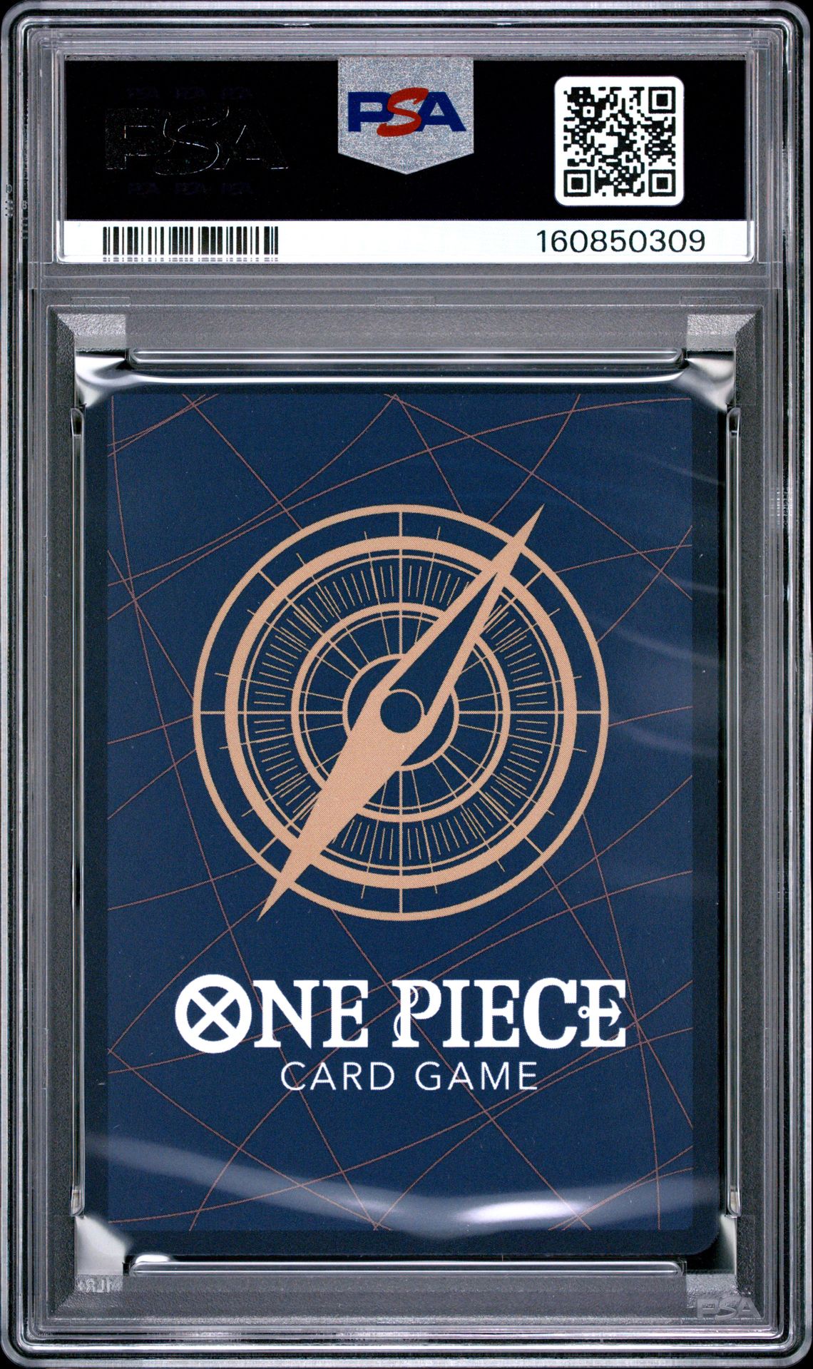 2025 One Piece Op13-Carrying On His Will Monkey D. Luffy #118 (Wanted Alternate Art) Gem Mt 10 back view - PSA certificate #160850309