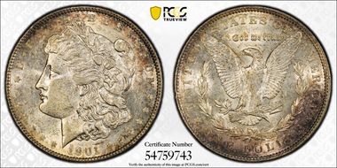 1901 $1 AU58