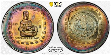 1998-Mo Peso Señor de las Limas MS67