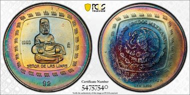 1998-Mo 2 Peso Señor de las Limas MS67