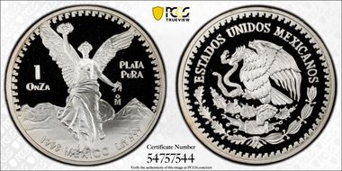 1993-Mo Onza Libertad Ag PR69DCAM