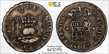 1767-LM JM 1/2 R Calico-120 VF30