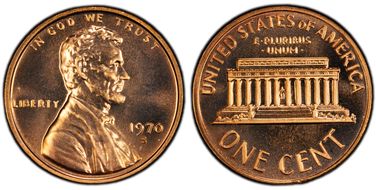 1970-S 1C Small Date PR66RD
