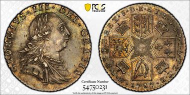 1787 6D S-3749 Hearts MS62
