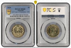 2026 $1 125 Years of Federation AlBr MS68