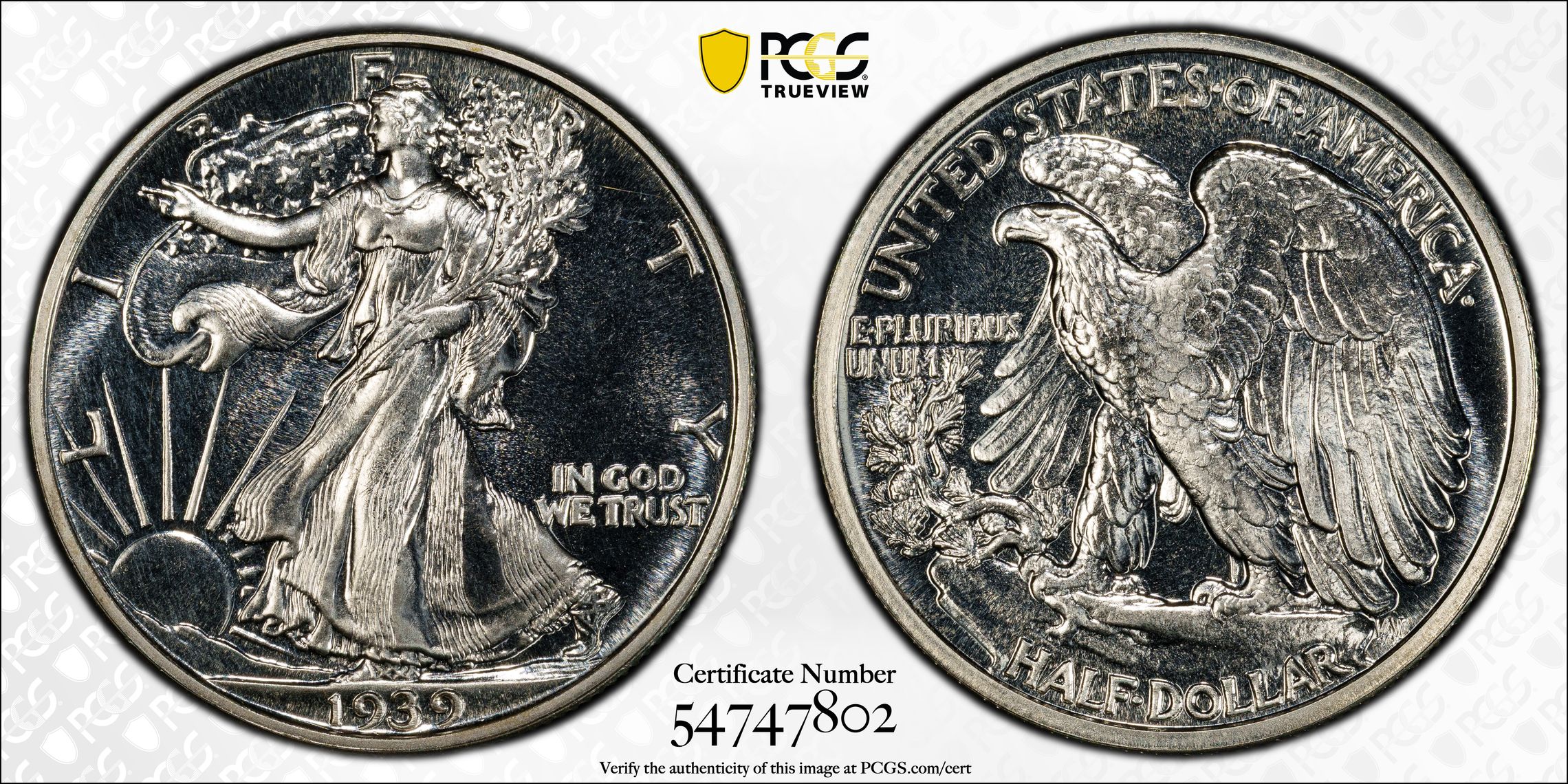 thumbnail for: 1939 50c PR CAC