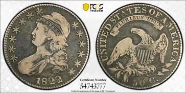 1822 50C O-111 VF20