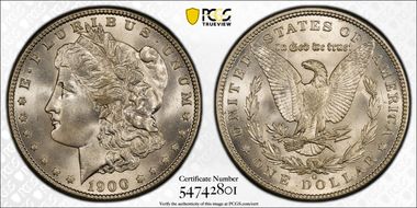 1900-O $1 MS66