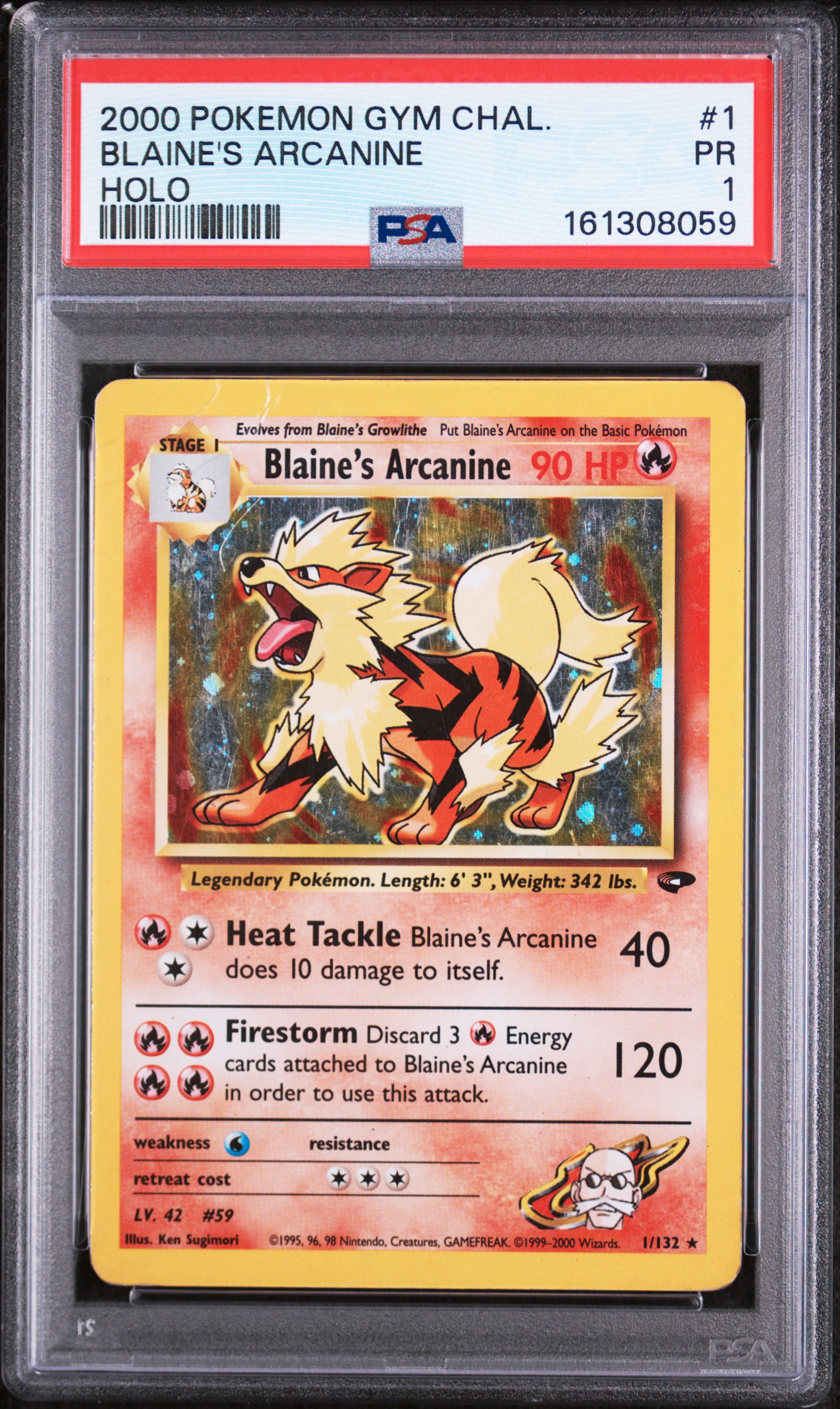 arcanine pokemon card 1995 TCG Graded Card: 2000 TV #059 English PSA 9 Vancity CJ Trading Cards Once during your turn (before your attack) if this Pokemon is your Active Pokemon Arcanine | Pokmon Cards and