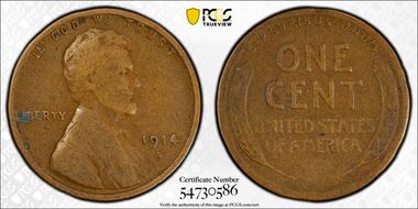 1914-D 1C VG8BN