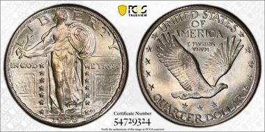 1928 25C MS66FH