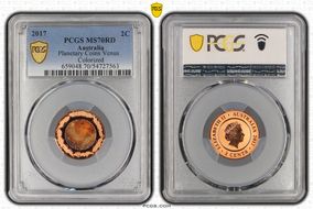 2017 2C Planetary Coins Venus Colorized MS70RD