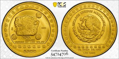1992-Mo 500 P Jaguar Head KM-559 Au MS69