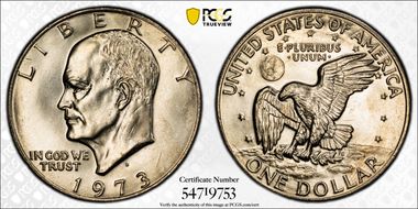 1973-D $1 MS65