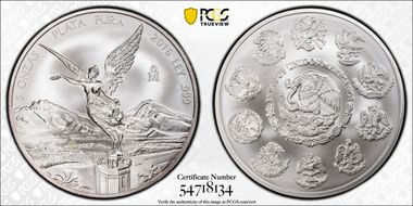 2016-Mo 5 Onza Libertad Ag MS68