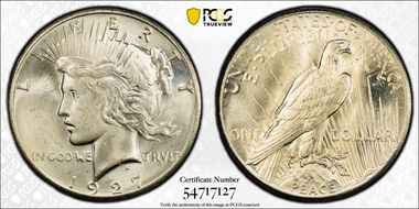 1927 $1 MS63