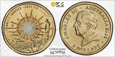 2026-C $2 Dawn Service AlBr Colorized MS68