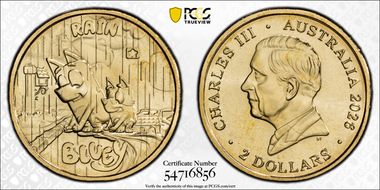 2026 $2 Bluey - Rain Star Privy AlBr MS69
