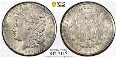 1921-S $1 MS61