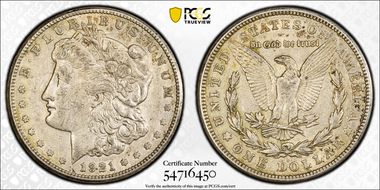1921-S $1 XF45
