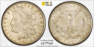 1921-S $1 XF45