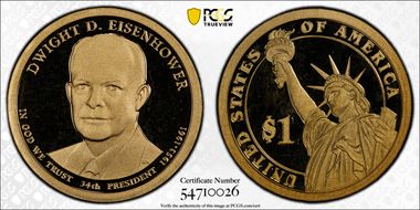 2015-S $1 Dwight D. Eisenhower PR67DCAM