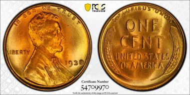 1938 1C MS68RD