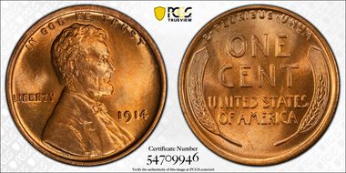 1914 1C MS67RD