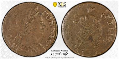 1785 CT 1/2P Bust Right, Miller 4.4-C XF45BN