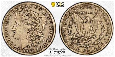 1889-CC $1 VF35