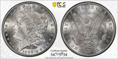 1888-S $1 MS66