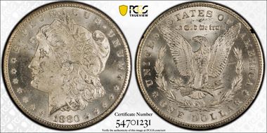 1880-CC $1 VAM 6, 8/7 Low 7 GSA Hoard MS64