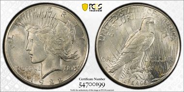 1922-S $1 MS63