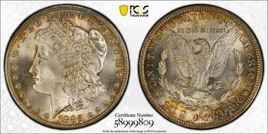 1885-O $1 MS66