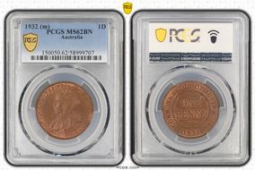 1932 (m) 1D MS62BN