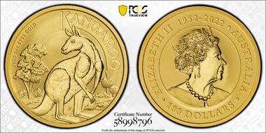 2023-P $100 Kangaroo Au MS68