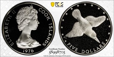 1976-FM $5 PR67DCAM
