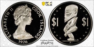 1976-FM $1 PR67DCAM