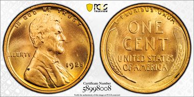 1925 1C MS65RD