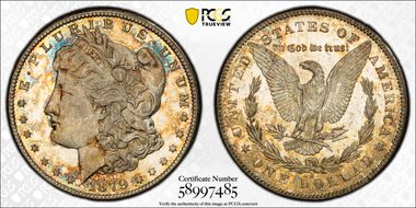 1879-S $1 VAM 39, Rev. of 1878 MS62