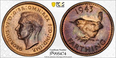 1943 1/4D S-4116 MS64RB