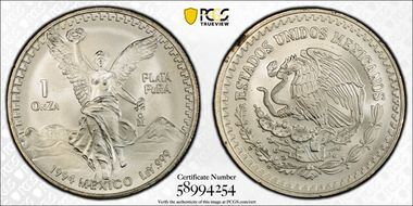 1994-Mo Onza Libertad Ag MS67