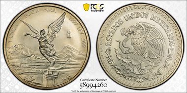 1997-Mo Onza Libertad Ag MS68